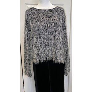 Vtg Karen Kane Womens Eyelash Knit Sweater Size M Whimsigoth Grunge 90s Feminine